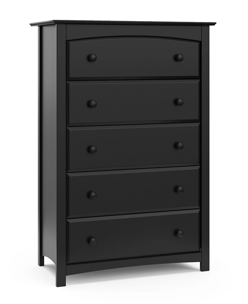 Storkcraft Kenton 5 Drawer Universal Dresser - White