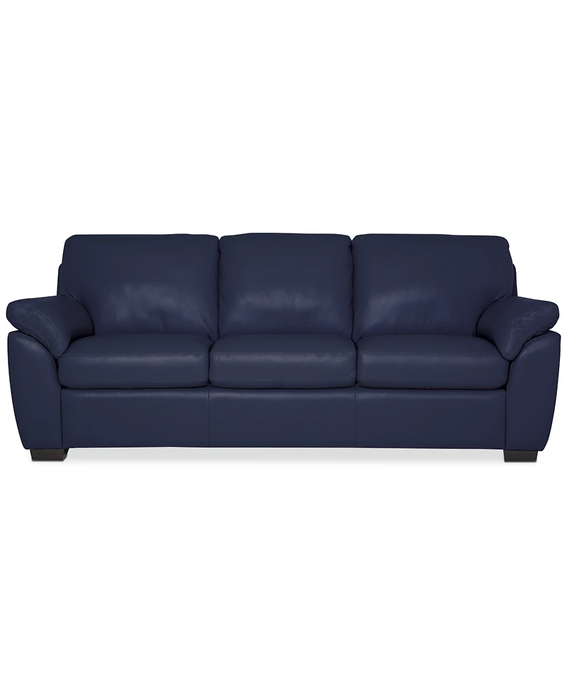 Lothan 87" Leather Sofa, Created for Macy's