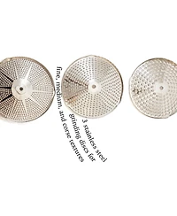 Cookpro Stainless Steel Food Mill with 3 Interchangeable Grinding Size Discs