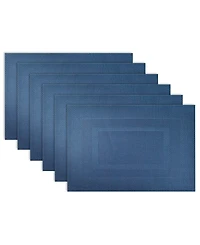 Polyvinyl Chloride Doubleframe Placemat, Set of 6