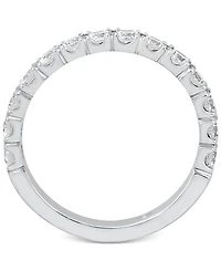 Pave Diamond Band Ring (1 ct. t.w.) 14k Gold, Rose Gold or White