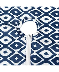 Design Imports Outdoor Table Runner with Zipper 14" x 72"