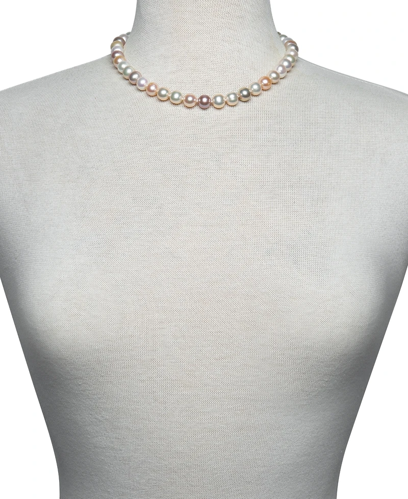 Belle de Mer Cultured Freshwater Pearl (9-1/2mm) Collar 18" Necklace