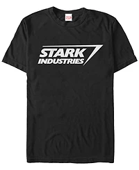 Marvel Men's Iron Man Stark Industries Logo Short Sleeve T-Shirt