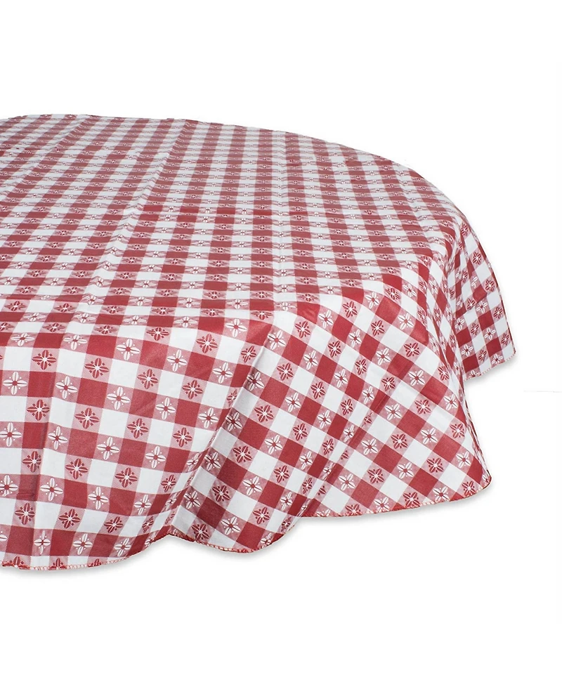Design Imports 60" Round Eco vinyl Table Cloth Set of 3