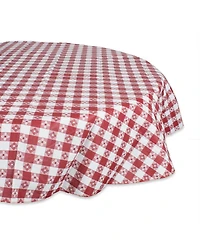 Design Imports 60" Round Eco vinyl Table Cloth Set of 3