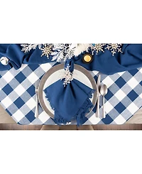 Design Imports Buffalo Check Table Topper 40" x
