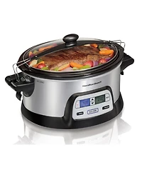Hamilton Beach Programmable Flex Cook 6 Quart Slow Cooker - 33861