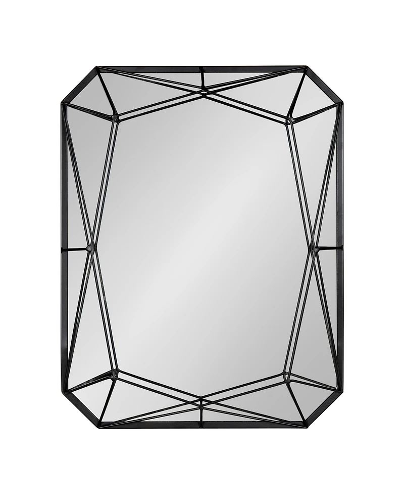 Closeout! Kate and Laurel Keyleigh Rectangle Metal Accent Wall Mirror - 22" x 28"