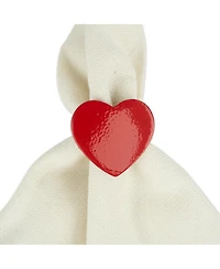 Design Imports 6-Pc. Heart Napkin Ring Set