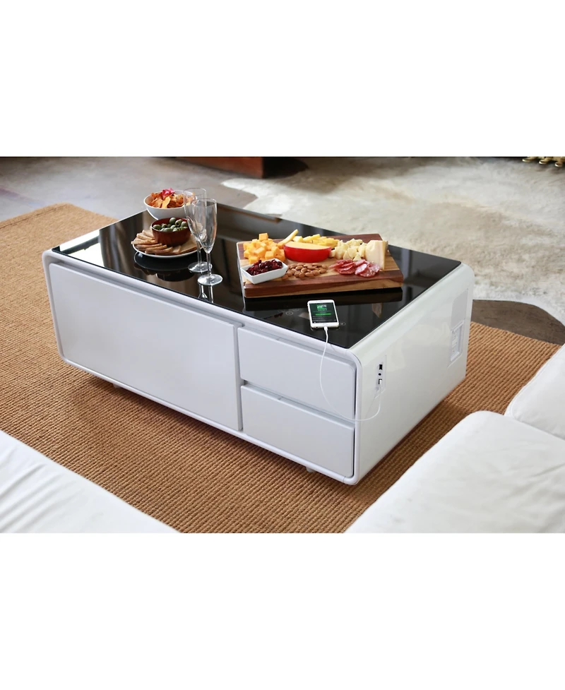 Sobro Smart Storage Coffee Table with Refrigerated Drawer