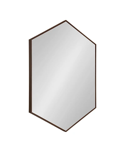 Kate and Laurel Rhodes Framed Hexagon Wall Mirror - 24.75" x 36.75"