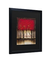 Masters Fine Art Serenade in Red Matted Framed Art - 15" x 20"