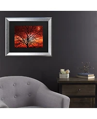 Philippe Sainte-Laudy Big Bad Moon Matted Framed Art - 20" x 25"