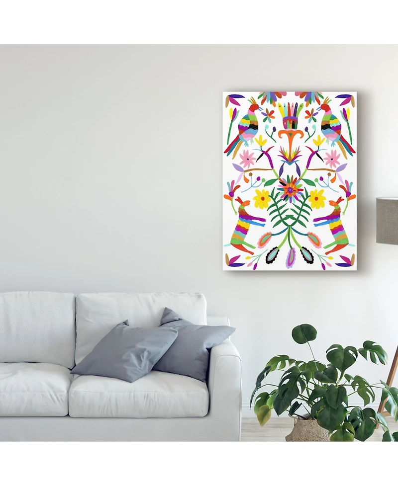 Melissa Wang Modern Otomi I Canvas Art - 15" x 20"