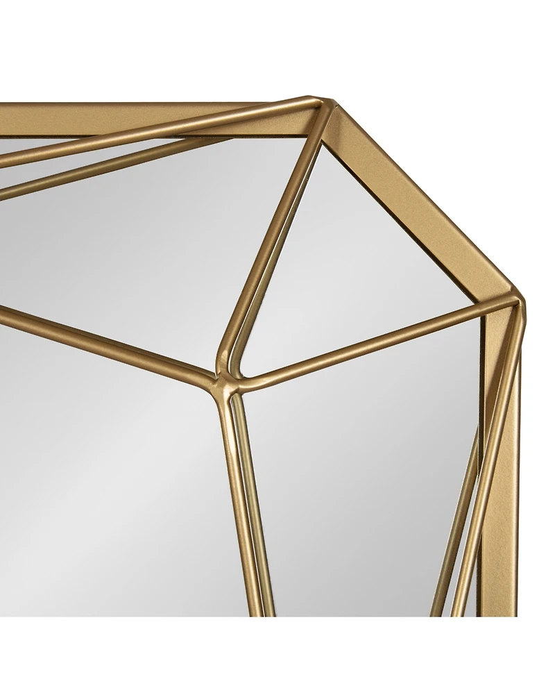 Closeout! Kate and Laurel Keyleigh Rectangle Metal Accent Wall Mirror - 22" x 28"