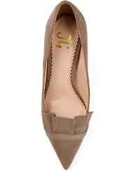 Journee Collection Women's Marek Ruffle Detail Dress Pumps