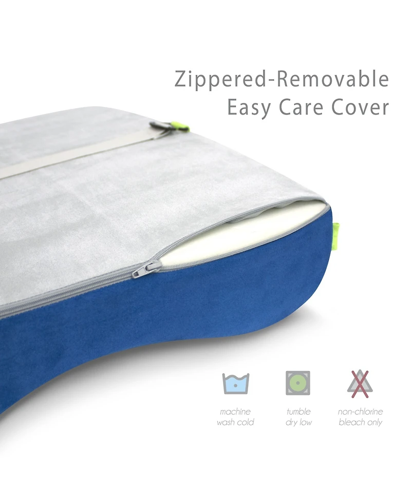 Rio Home Fashions Sleep Yoga Go Memory Foam Oversized Seat Cushion