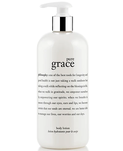 philosophy pure grace lotion, 16 oz