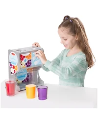 Melissa & Doug Wooden Thirst Quencher Drink Dispenser with Cups, Juice Inserts, Ice Cubes