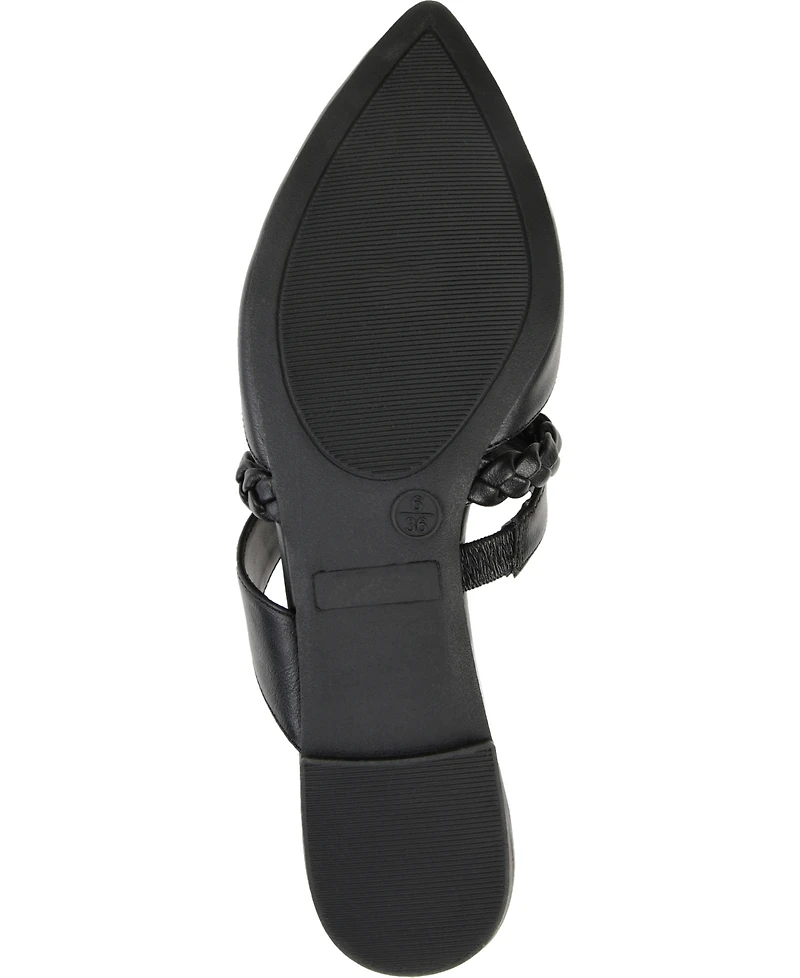 Journee Collection Women's Olivea Braided Slides