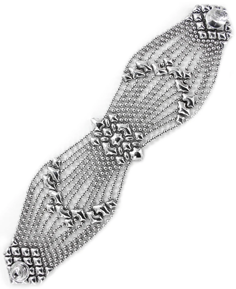 Sg Liquid Metal B Silver Mesh Bracelet in 7", 7 1/2" or 8"