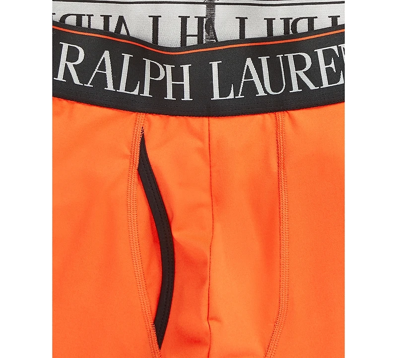Polo Ralph Lauren Men's 3-Pack 4-d Flex Cool Microfiber Boxer Briefs