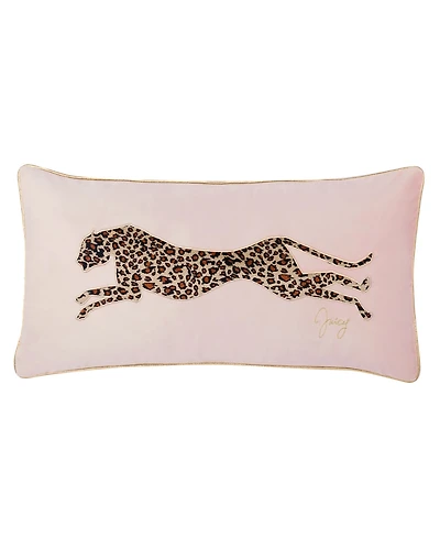 Juicy Couture Velvet Cheetah Decorative Pillow, 14" x 24
