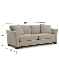 Elliot Ii 90" Fabric Queen Sleeper, Created for Macy's