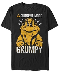 Disney Men's Snow White Currently Grumpy Short Sleeve T-Shirt