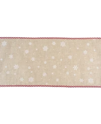 Design Imports Reindeer Embroidered Table Runner
