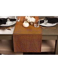 Design Imports Witchy Stripe Table Runner