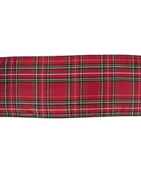 Design Imports Holiday Metallic Plaid Table Runner