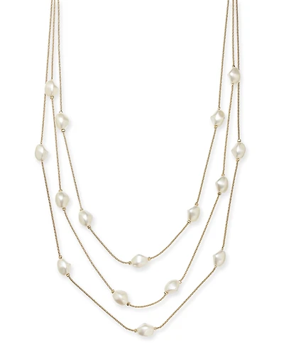 Charter Club Gold-Tone Imitation Pearl Multi-Row Necklace, 20" + 2" extender, Created for Macy's