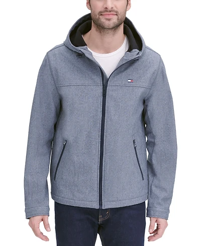 Tommy Hilfiger Men's Hooded Soft-Shell Jacket, Created for Macy's