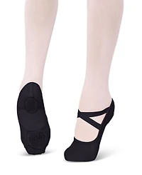 Capezio Girls Hanami Canvas Ballet Shoe Light Pink