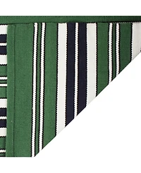 Lauren Ralph Lauren Leopold Stripe LRL2462K Green 5' X 8' Outdoor Area Rug