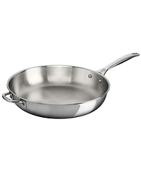 Le Creuset Stainless Steel 12.5" Deep Fry Pan with Helper Handle