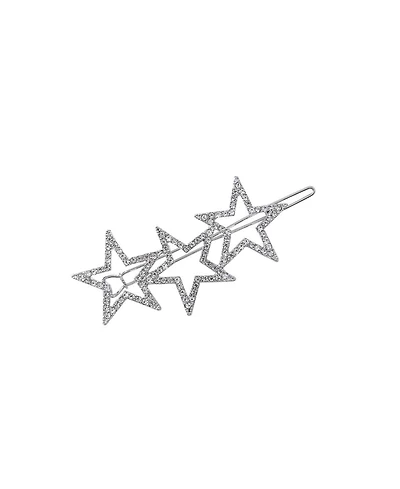 Soho Style Curved Sparkling Stars Barrette