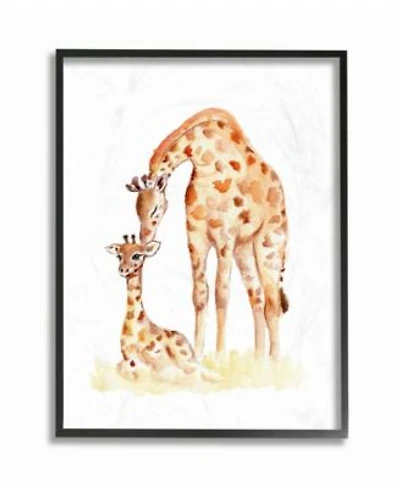Stupell Industries Giraffe Family Illustration Wall Art Collection