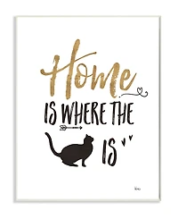 Stupell Industries Cat Lover Typography Wall Plaque Art, 10" x 15"