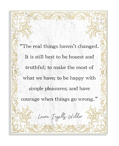 Stupell Industries Real Things Havent Changed Foil Look Wall Plaque Art, 12.5" x 18.5"