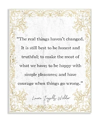 Stupell Industries Real Things Havent Changed Foil Look Wall Plaque Art, 12.5" x 18.5"