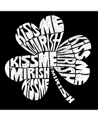 La Pop Art Men's Word T-Shirt - Kiss Me I'M Irish