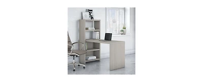 Kathy Ireland Office by Bush Furniture Echo Bookcase Desk