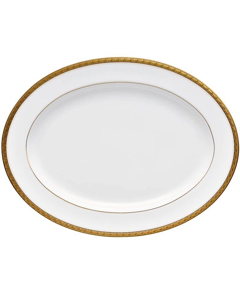 Noritake Charlotta Platinum Oval Platter