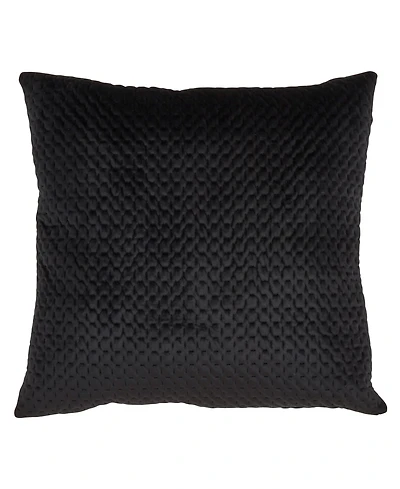Saro Lifestyle Pinsonic Velvet Decorative Pillow, 18" x