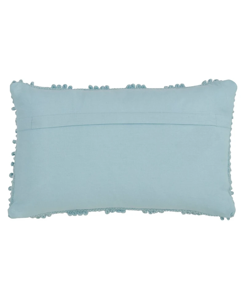 Saro Lifestyle Nubby Decorative Pillow, 12" x 20"