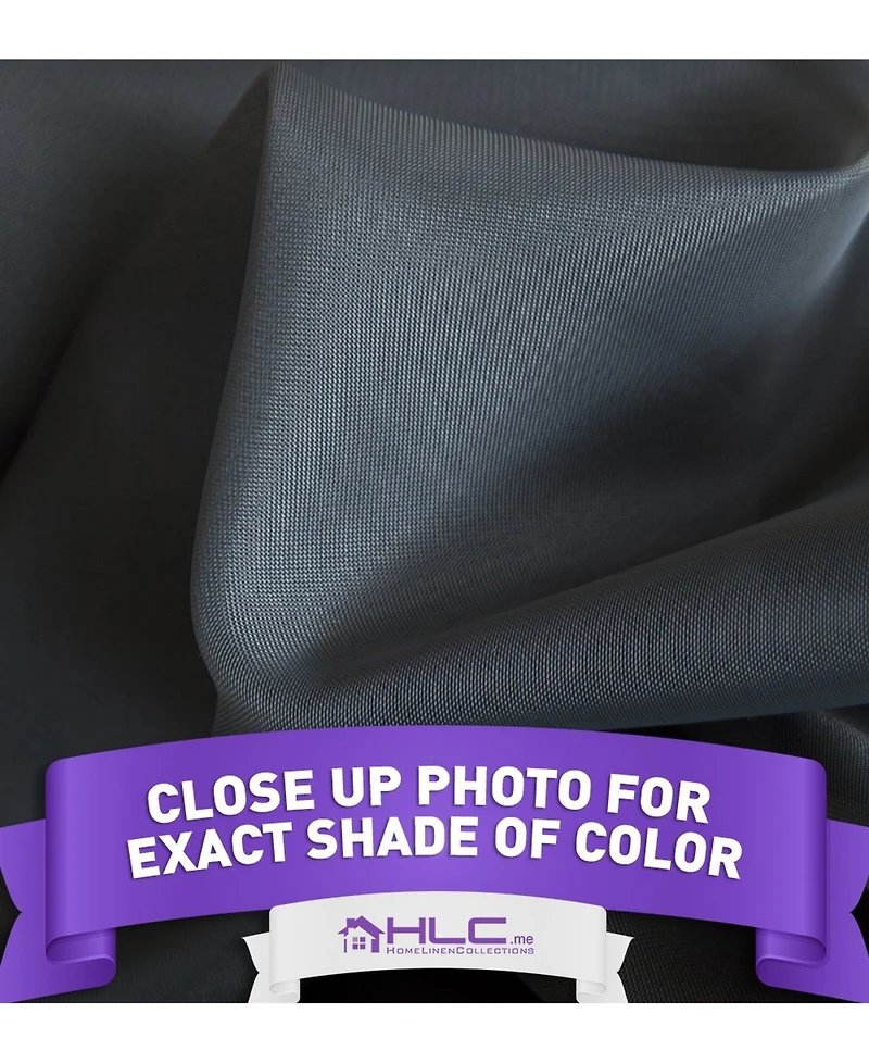 Hlc.me 2 Pack Sheer Voile Window Curtain Sheer Panels