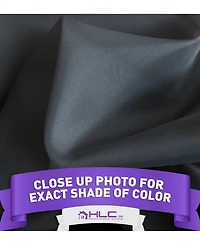 Hlc.me 2 Pack Sheer Voile Window Curtain Sheer Panels